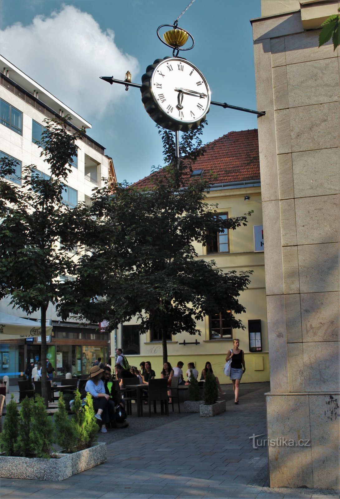 Brünn - Uhr auf Tschechisch