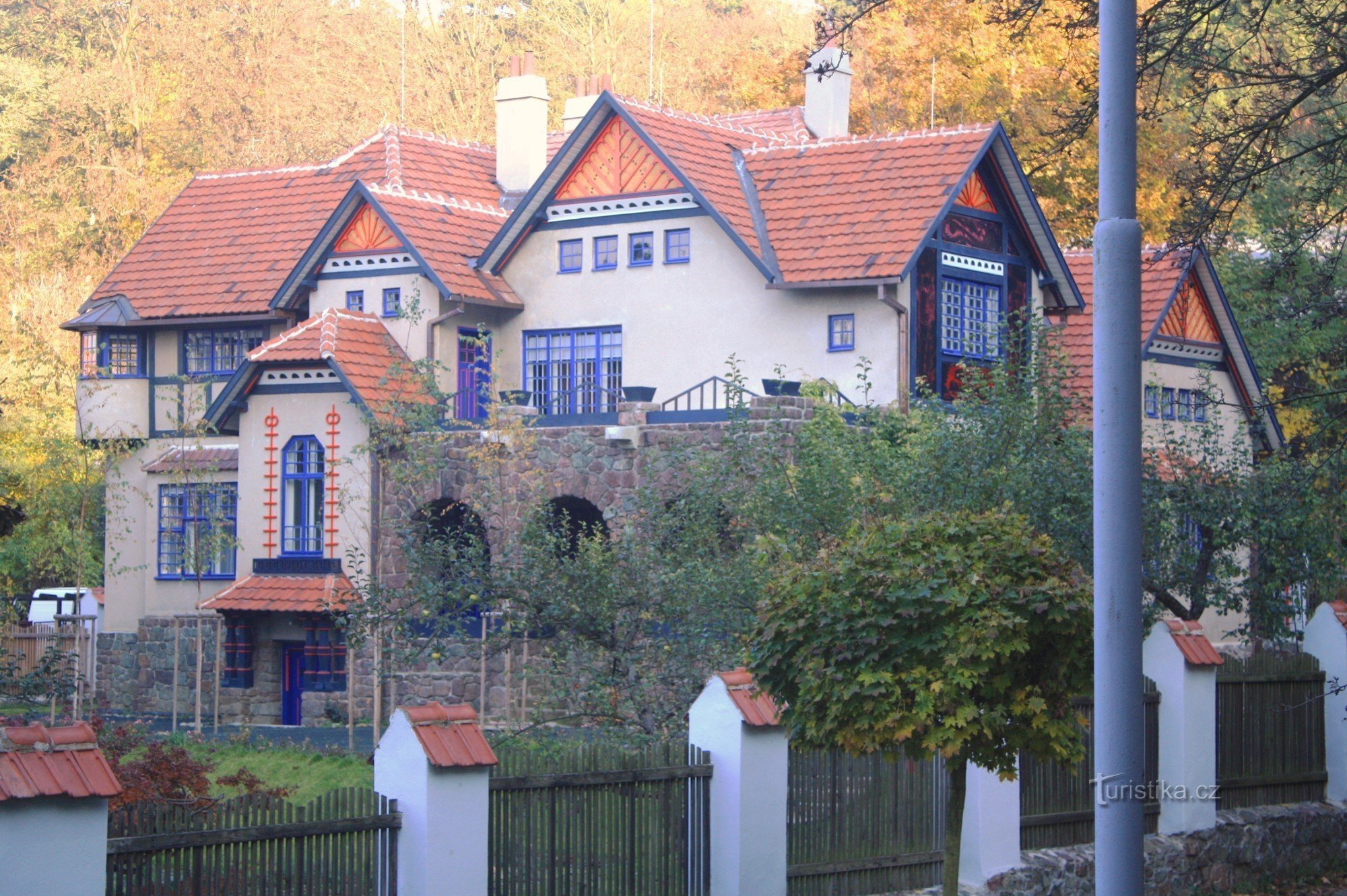 Brno - Jurkovičs villa, generel udsigt