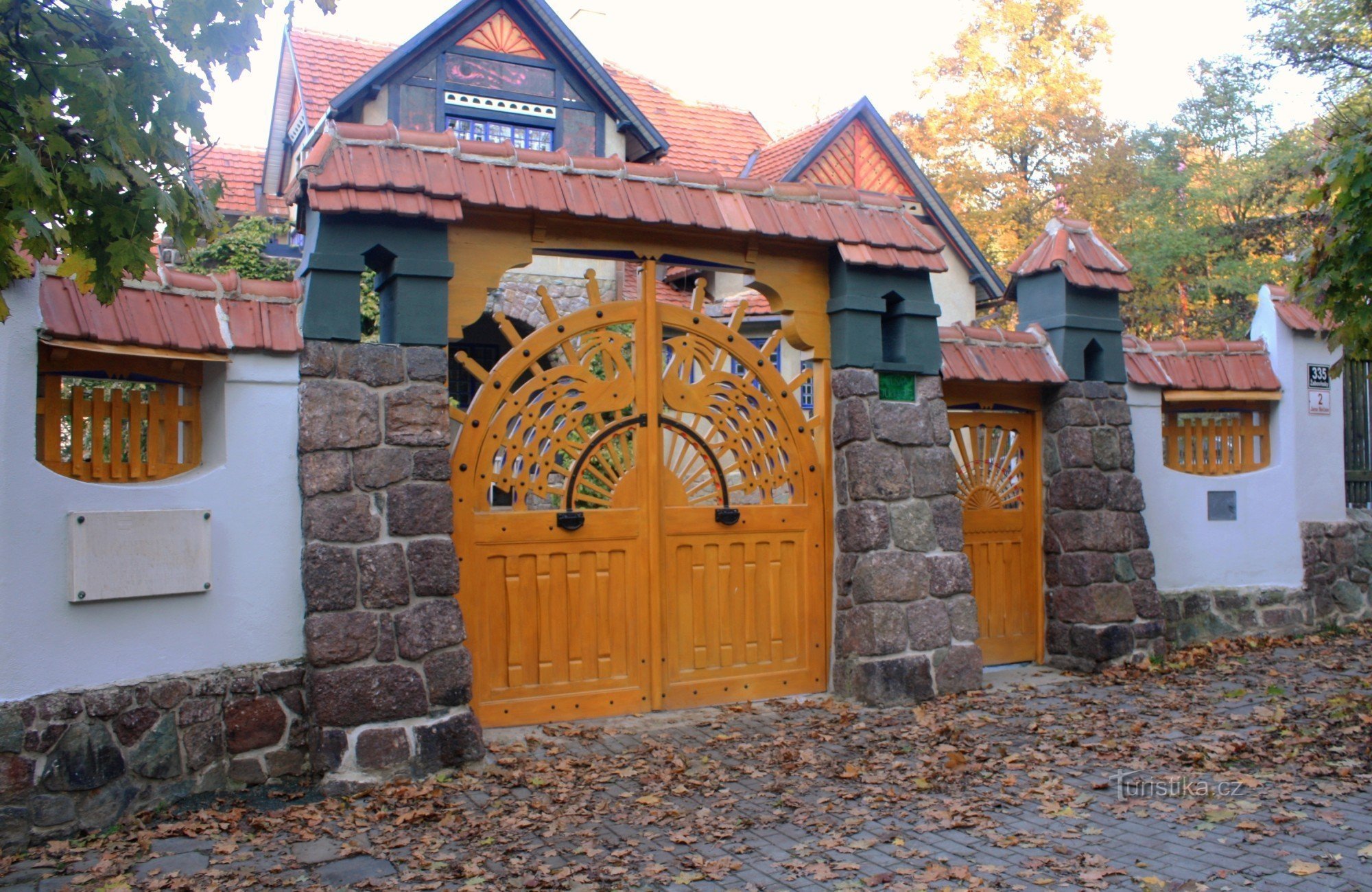 Brno - Jurkovičs villa, indgangsparti