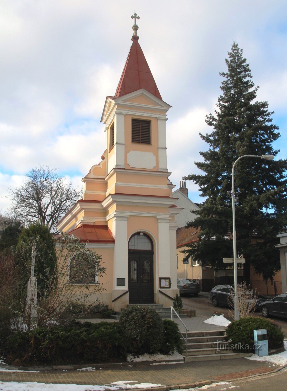 Brno-Kohoutovice - nhà nguyện của St. Các gia đình