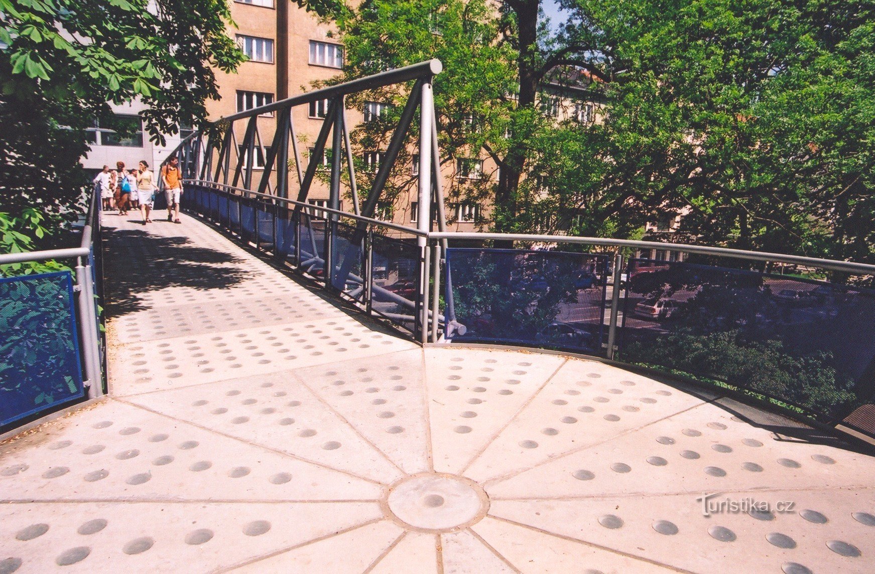 Brno-Koliště - footbridge