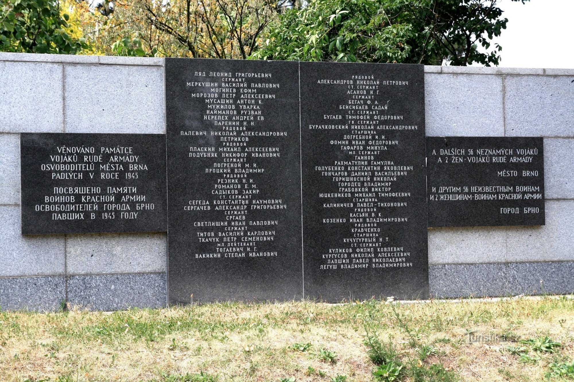 Brno-Komín - Ruský vrch - monument