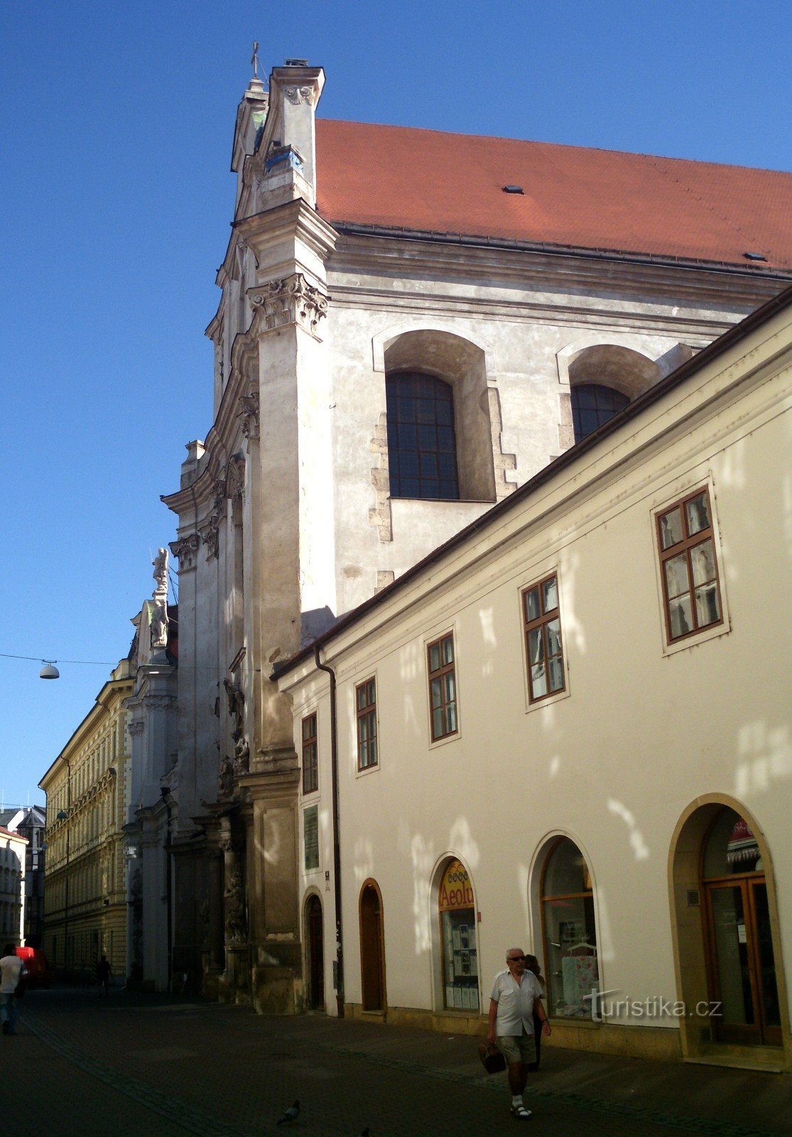 Brno - Kyrkan St. Johannes Döparen och Johannes evangelisten