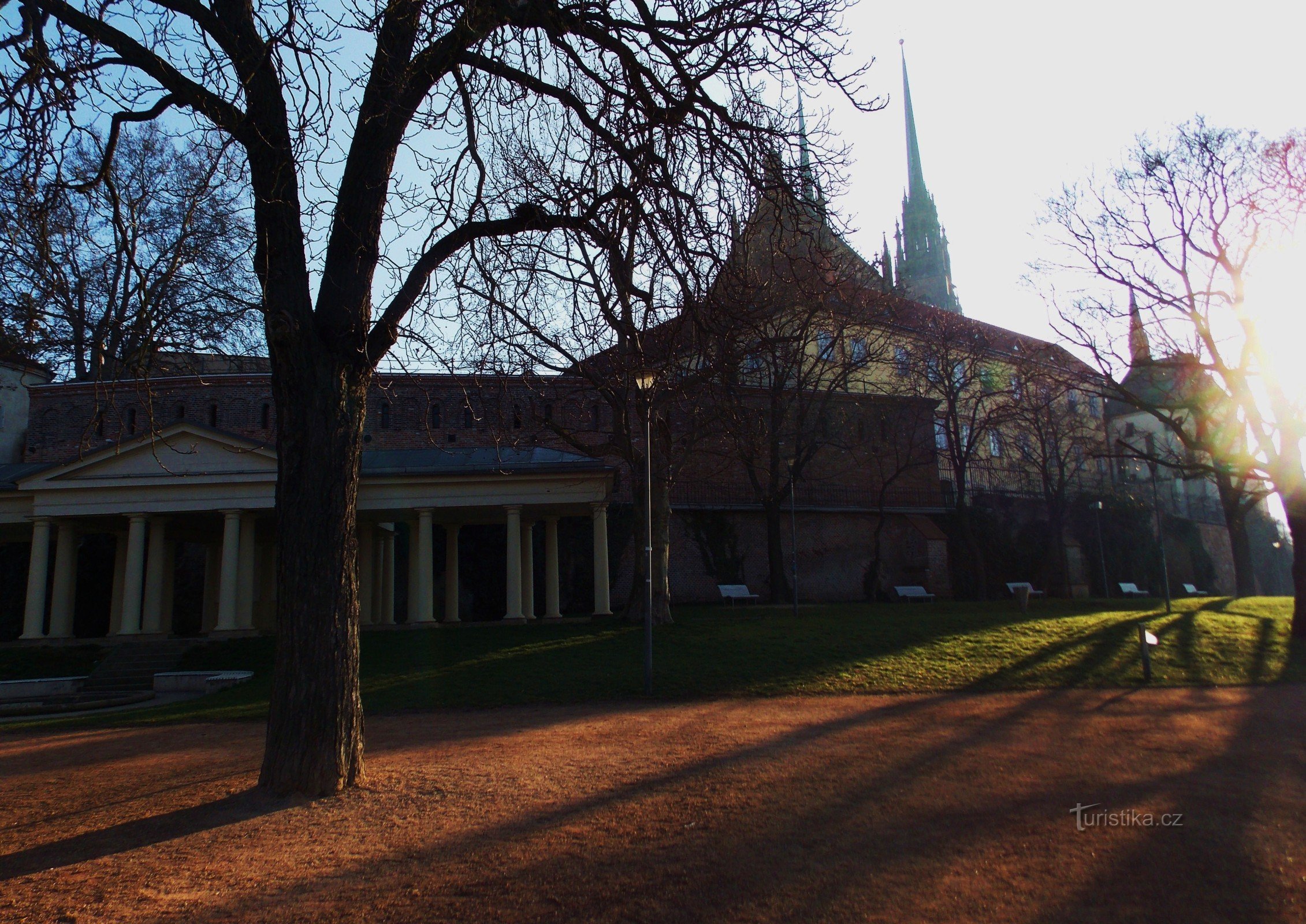 Brno - stadspark under Petrov - Denisovy sady