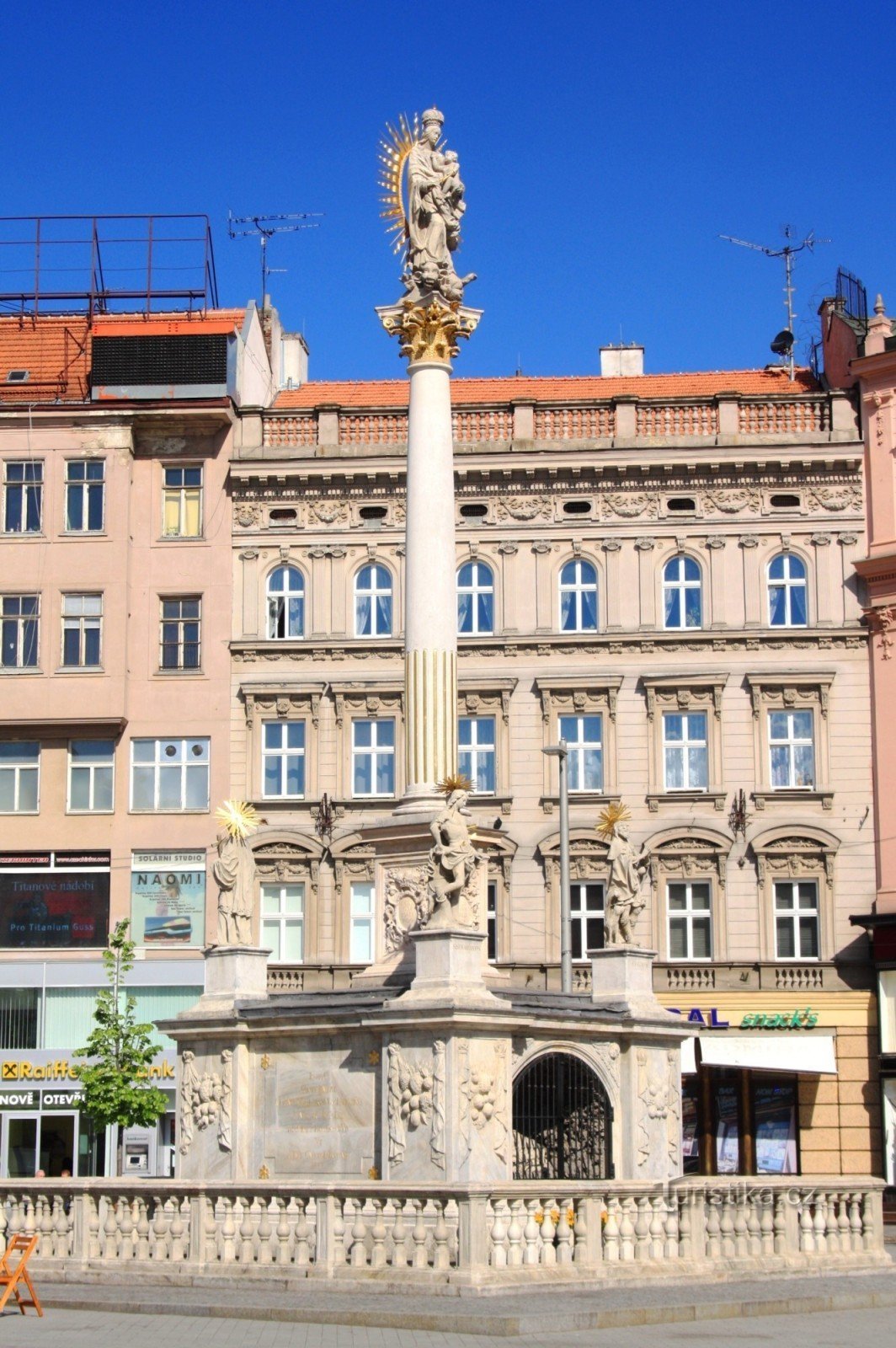Brno - columna de peste
