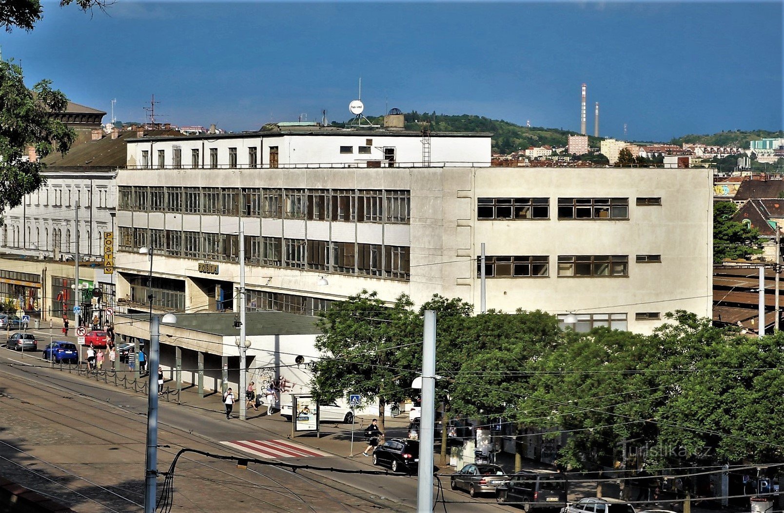 Brno - Stationens postkontor