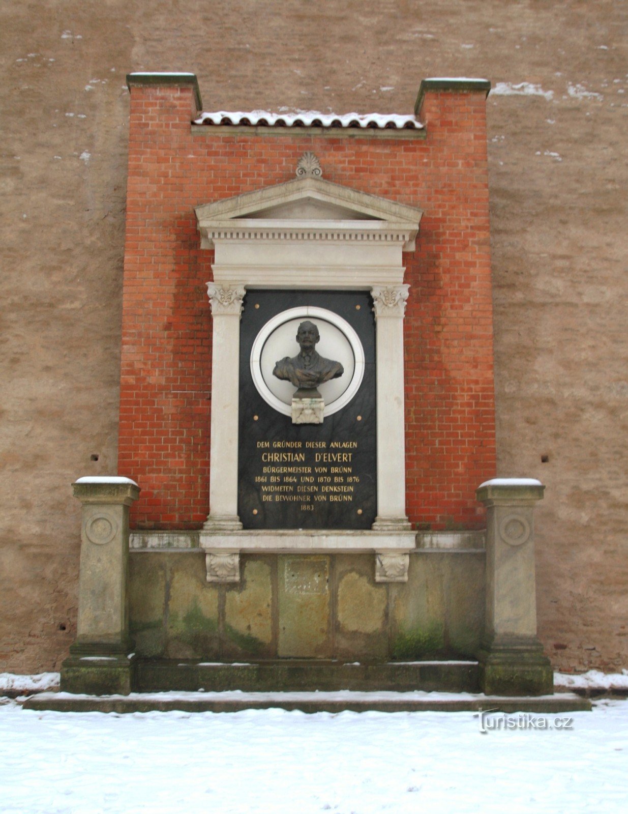 Brno - Monument de Christian d'Elvert