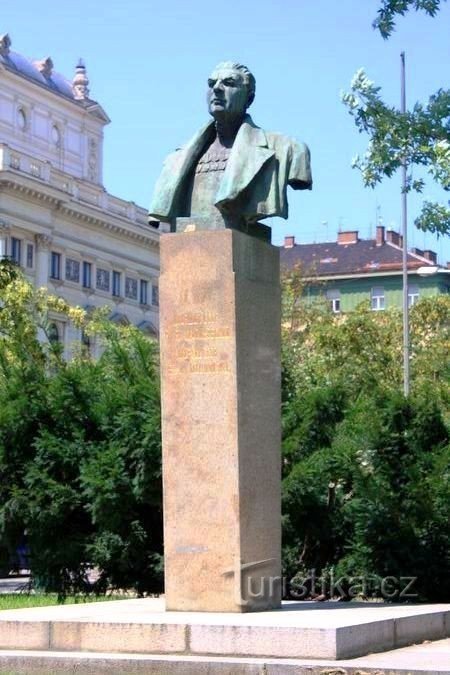 Brno - the monument to Marshal Malinovský
