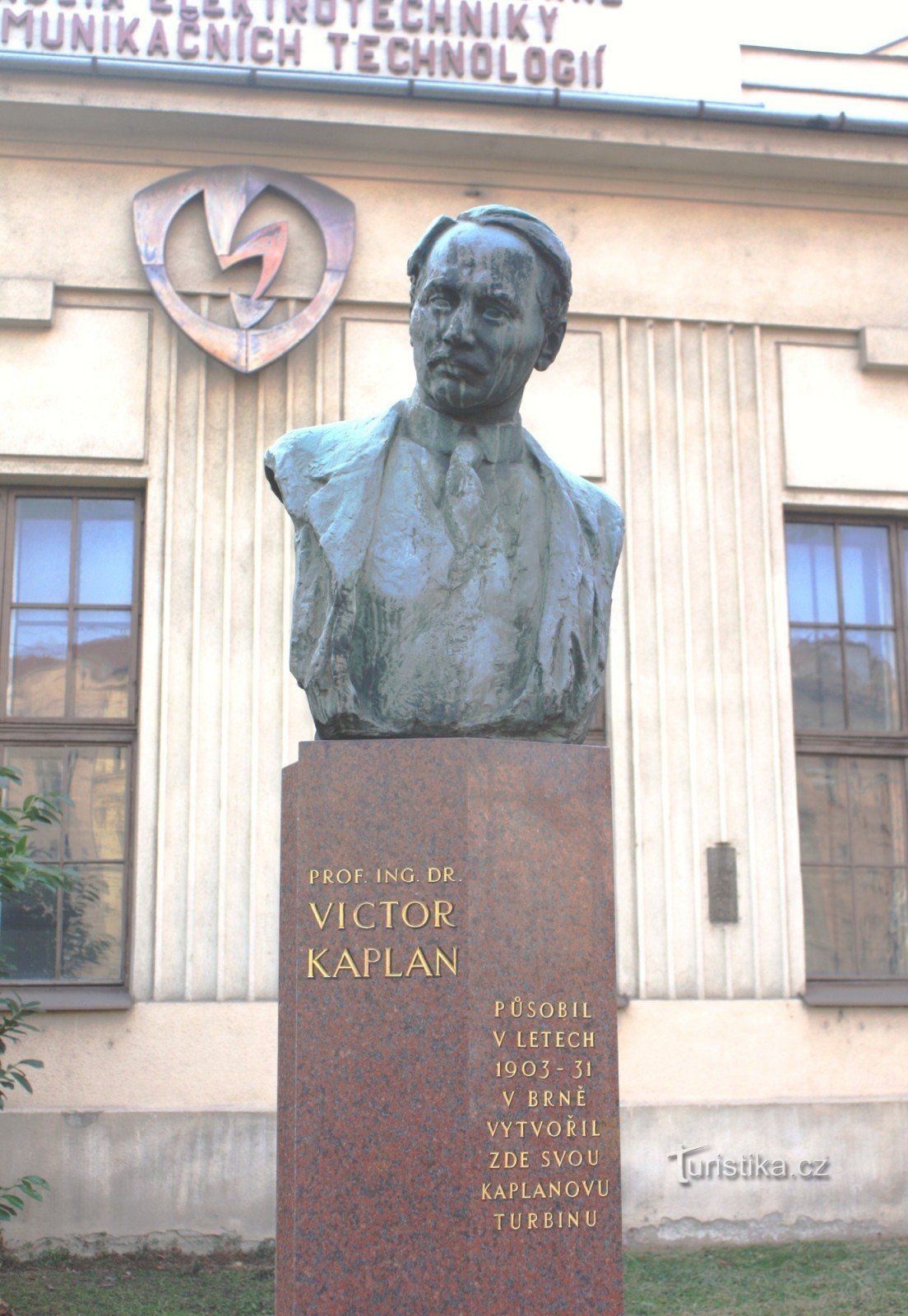 Brno - monument til Viktor Kaplan