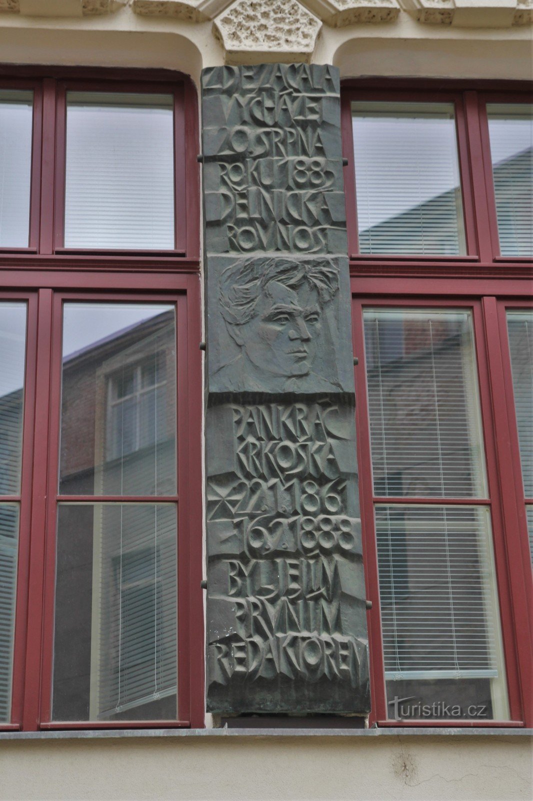 Brno - tablica pamiątkowa Morawskiej Równości