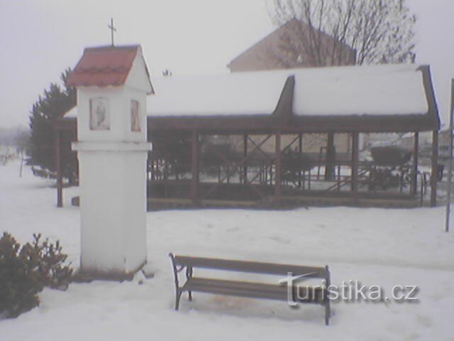 Brno, Pramen Sv. Floriana, tuinhuisje