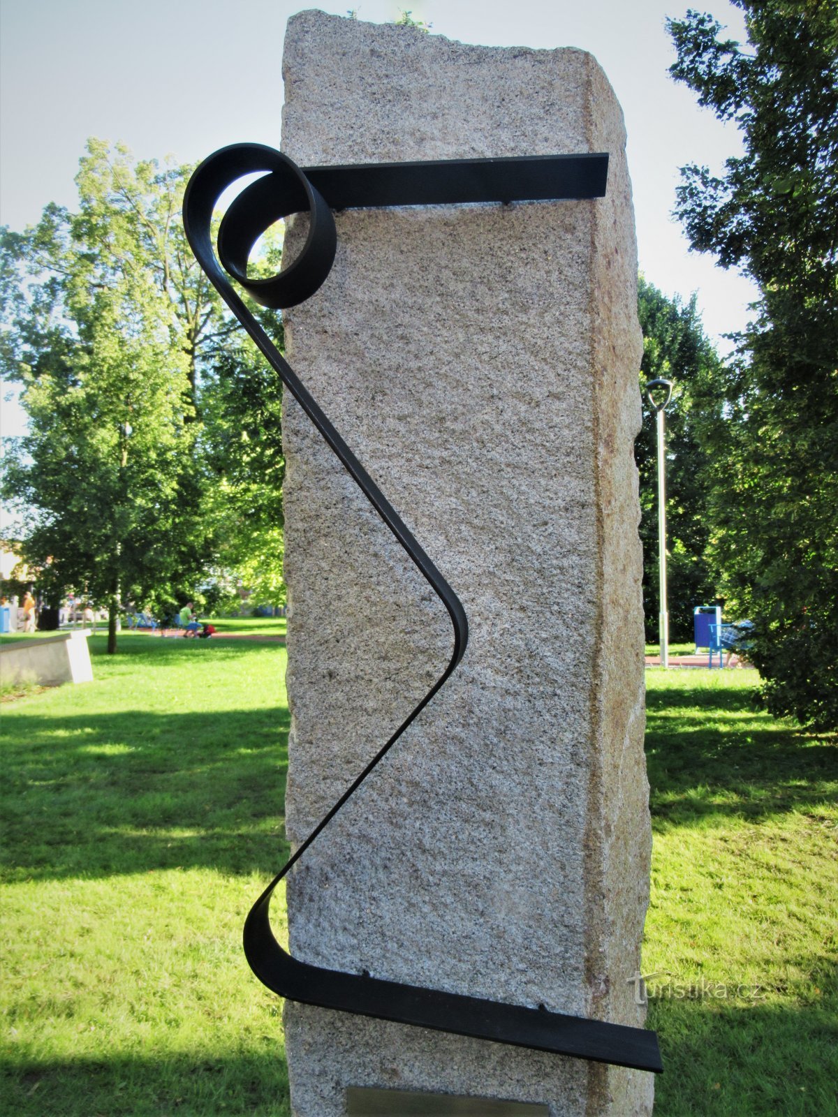 Brno-Řečkovice - monument över Franta Kocourek