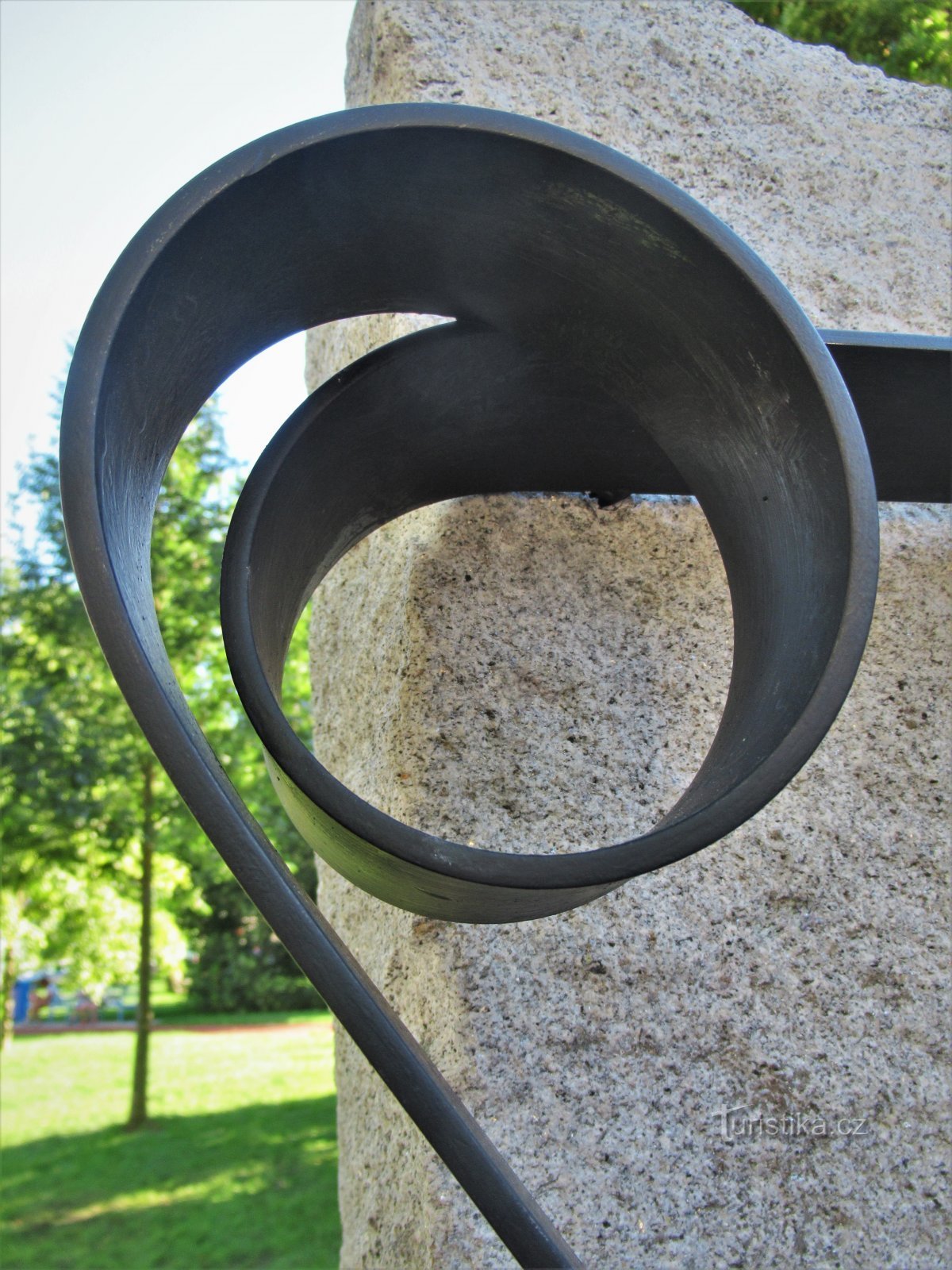 Brno-Řečkovice - monument over Franta Kocourek