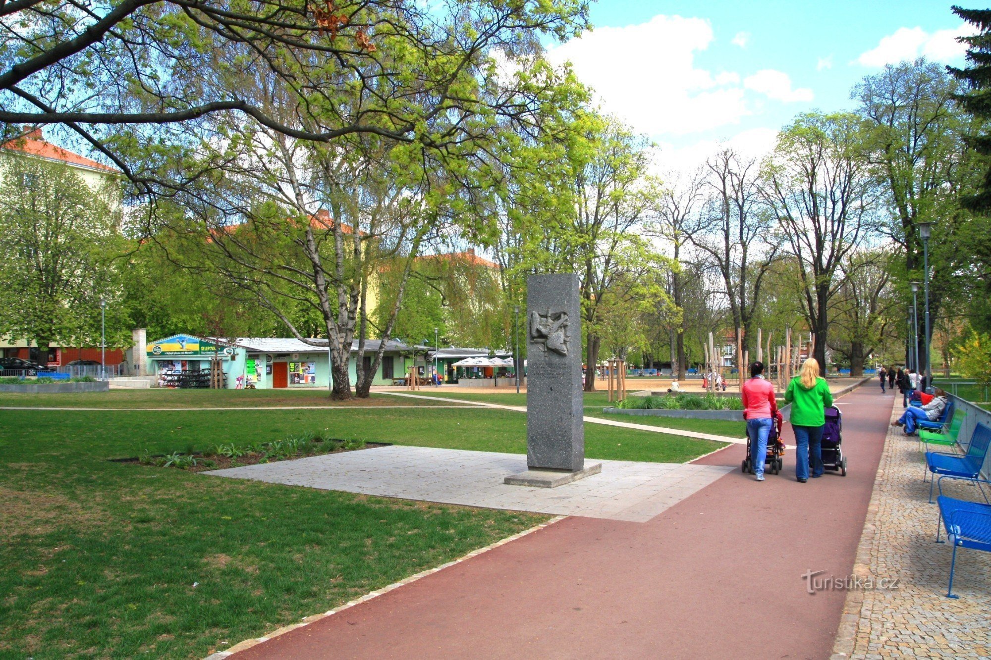 Brno - jardines de la Resistencia Nacional