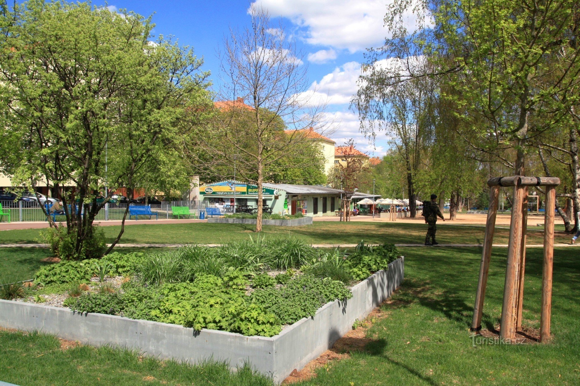 Brno - gardens of the National Resistance