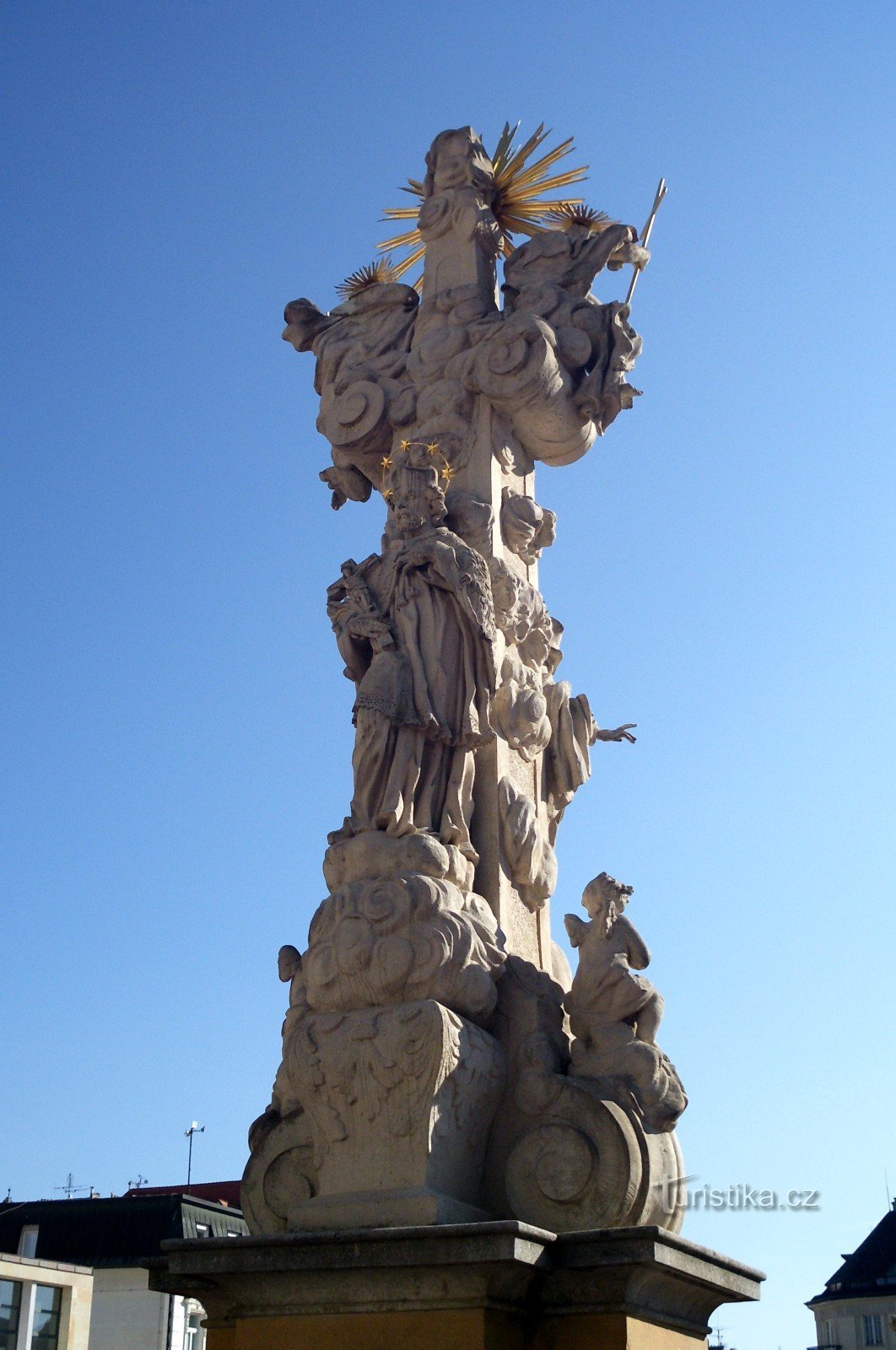 Brno - cột của Chúa Ba Ngôi