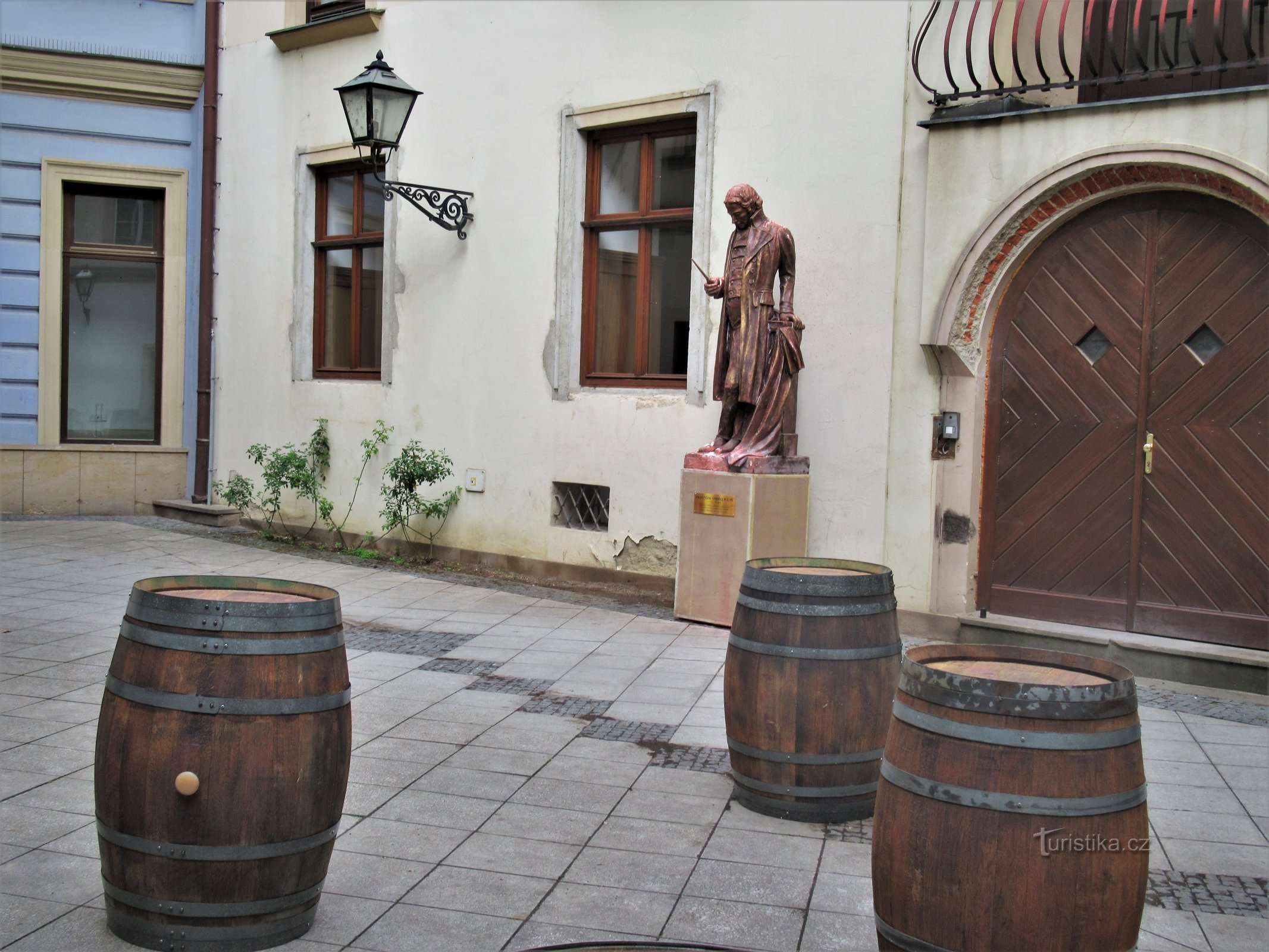 Brno - socha Františka Ondřeje Poupěte