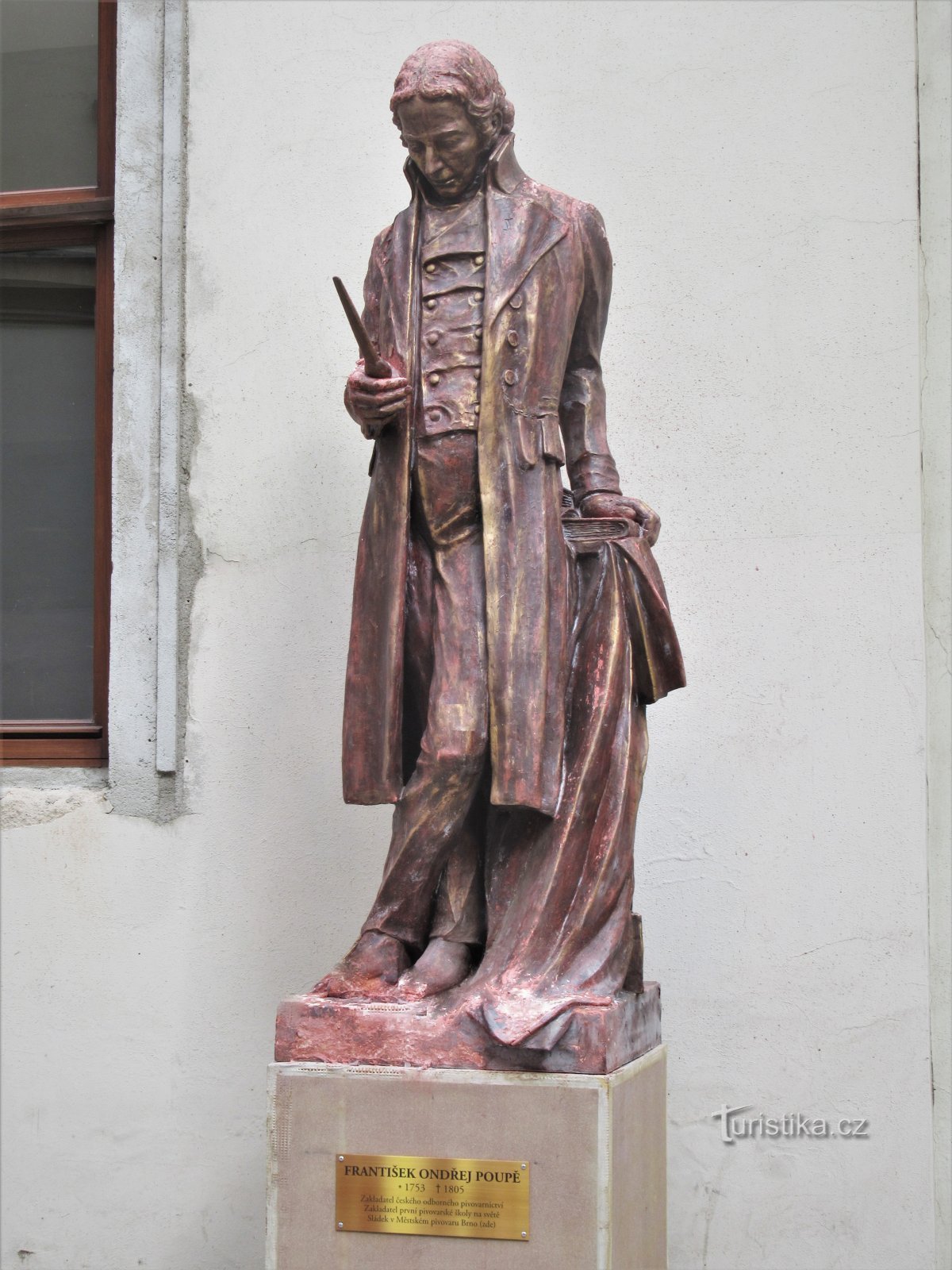 Μπρνο - άγαλμα του František Ondřej Poupět