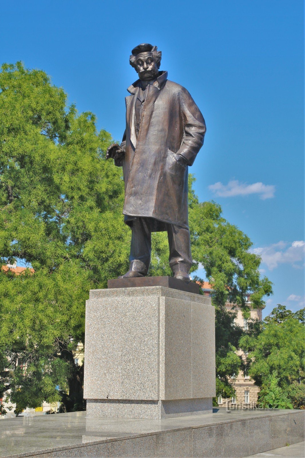 Brünn - Statue von Leoš Janáček