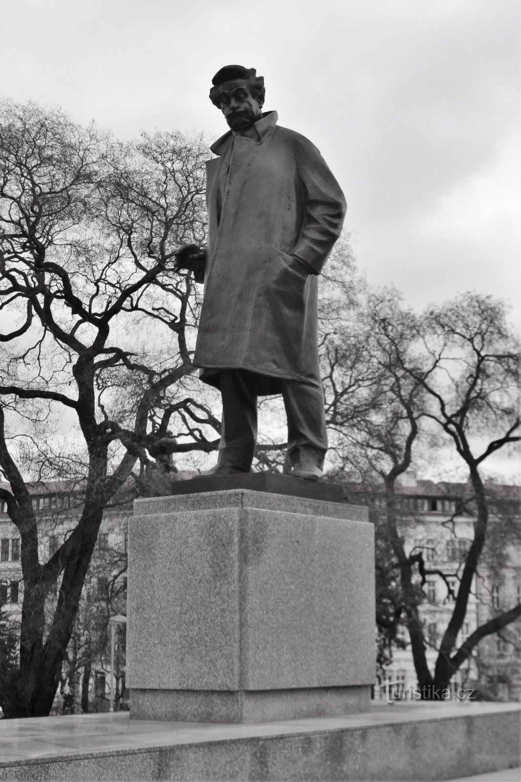 Brünn - Statue von Leoš Janáček