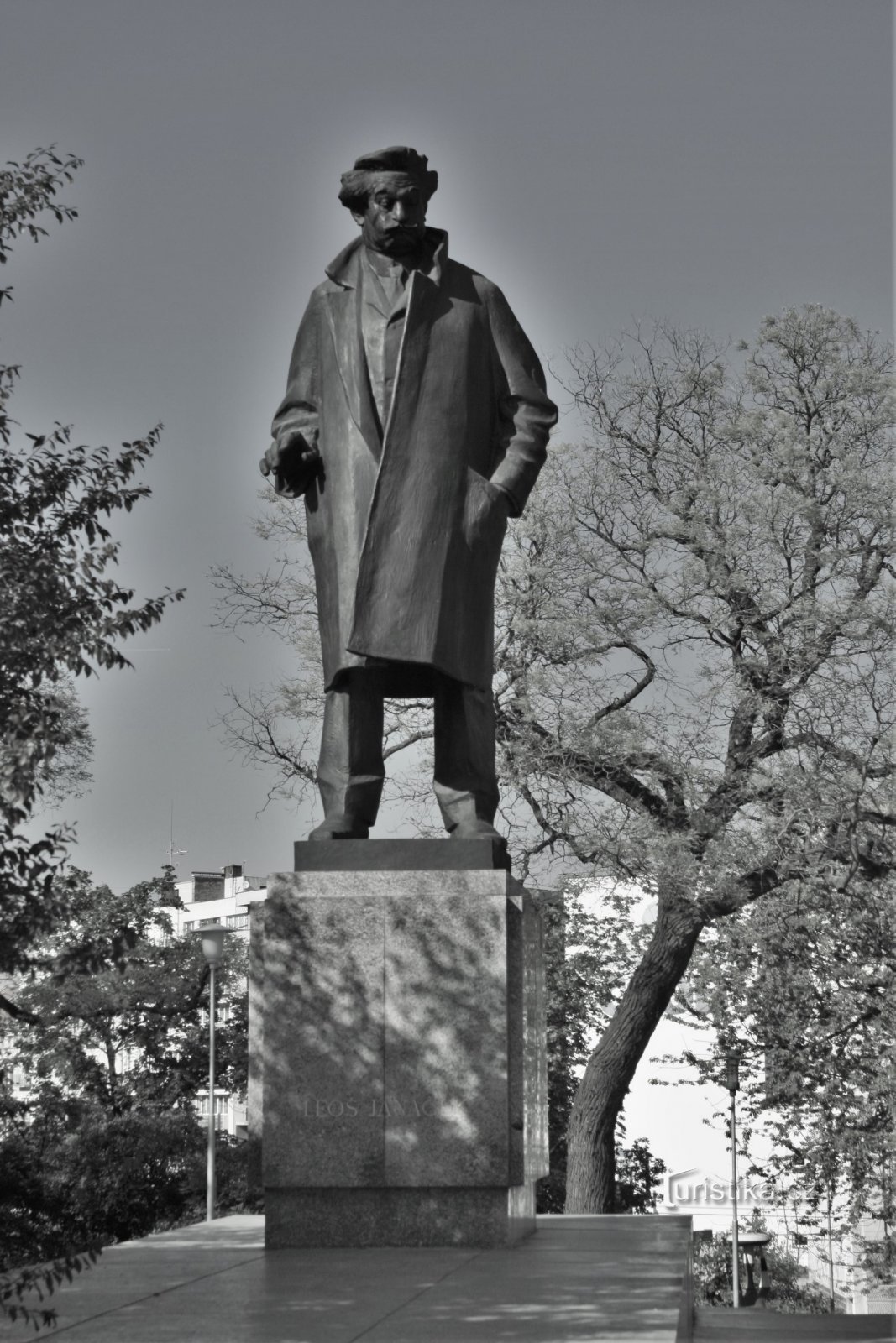 Brünn - Statue von Leoš Janáček