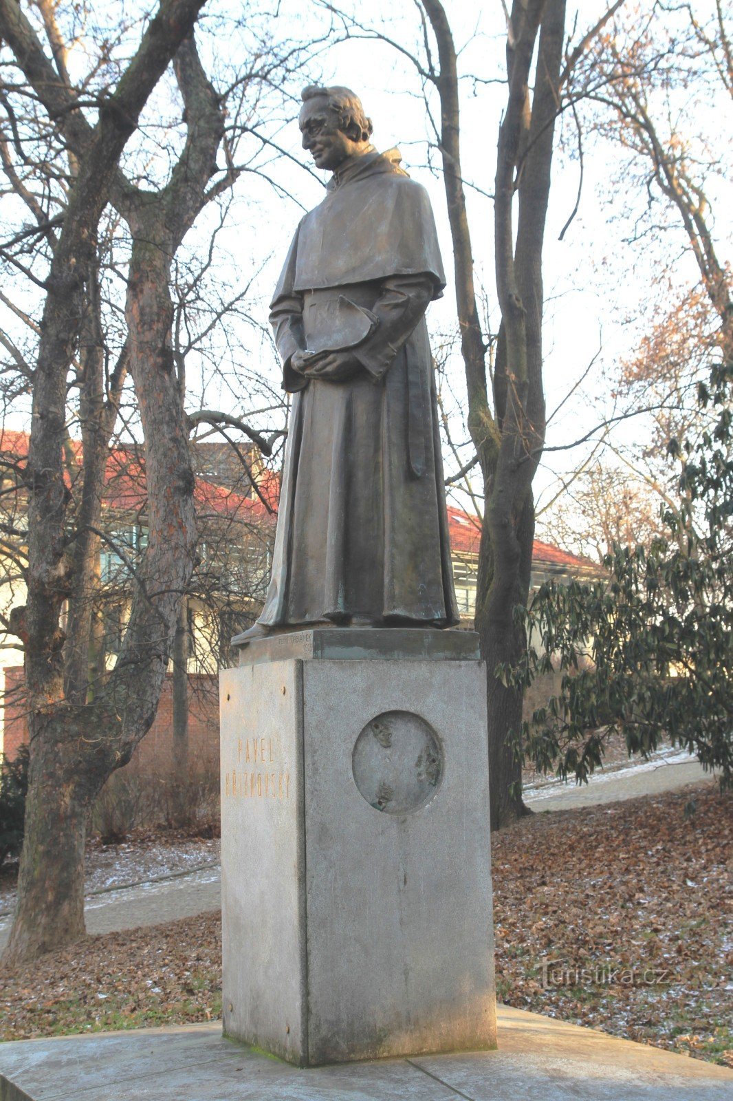 Brno - statue of Pavel Křížkovský