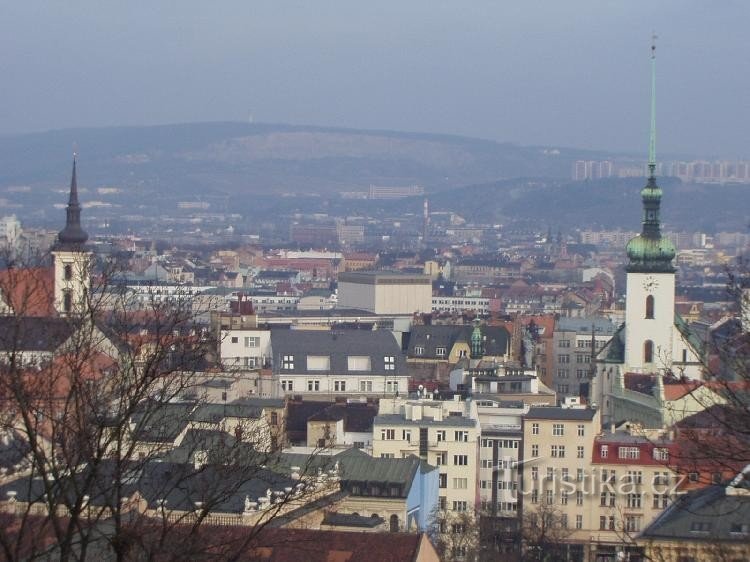 Brünn - Blick auf das Stadtzentrum