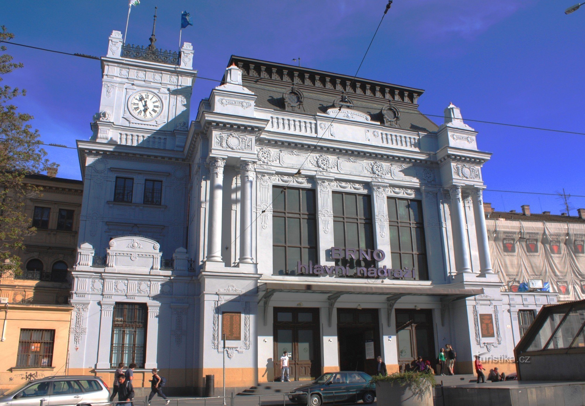 Brno - l'edificio della stazione centrale