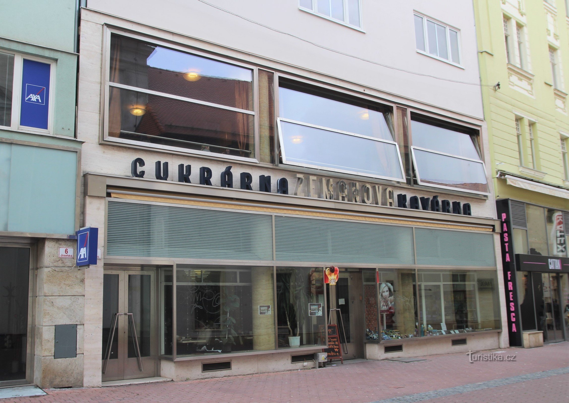 Brno - Zeman's confectionery on Josefská street