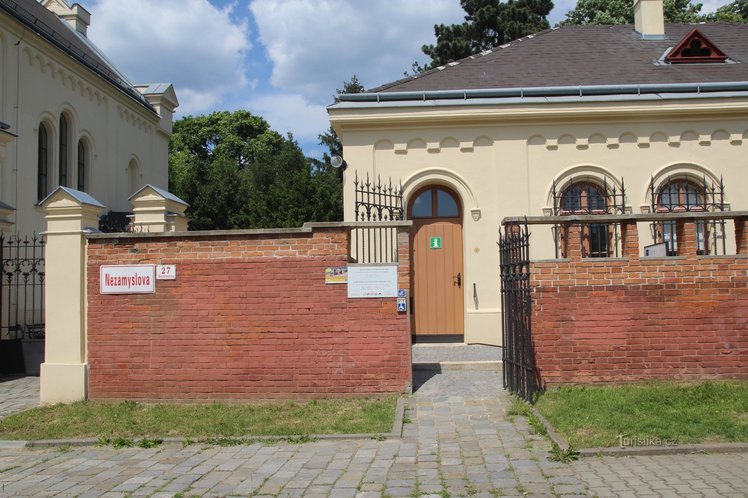 Cementerio judío de Brno - centro de información