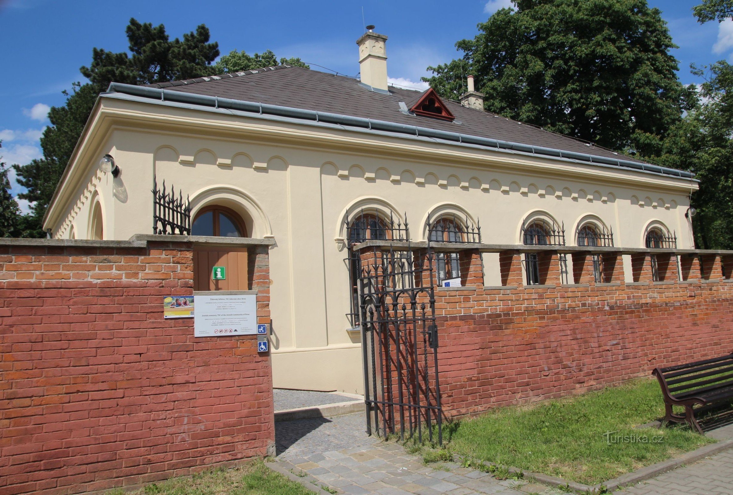 Cementerio judío de Brno - centro de información