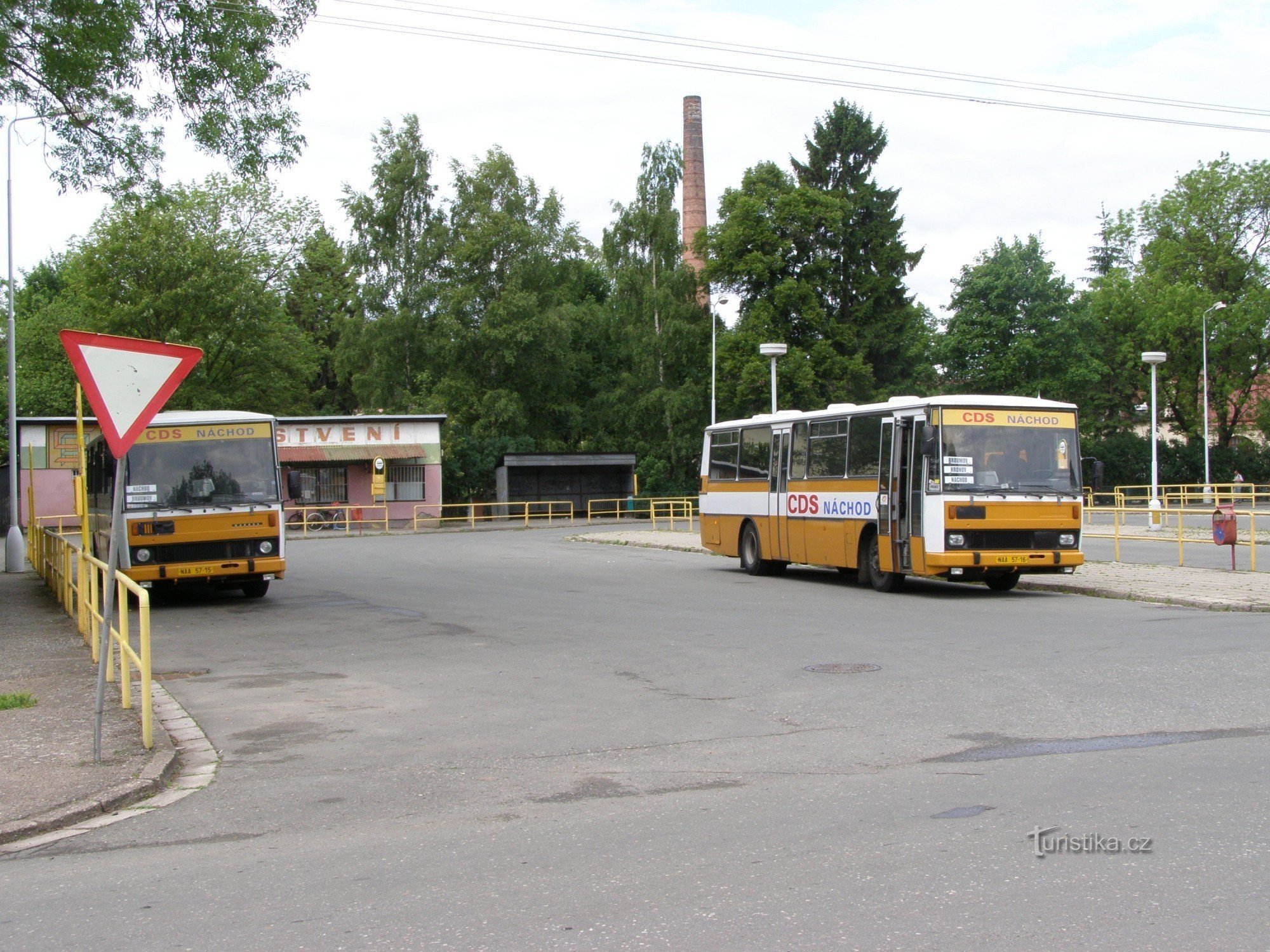 Броумов - автовокзал