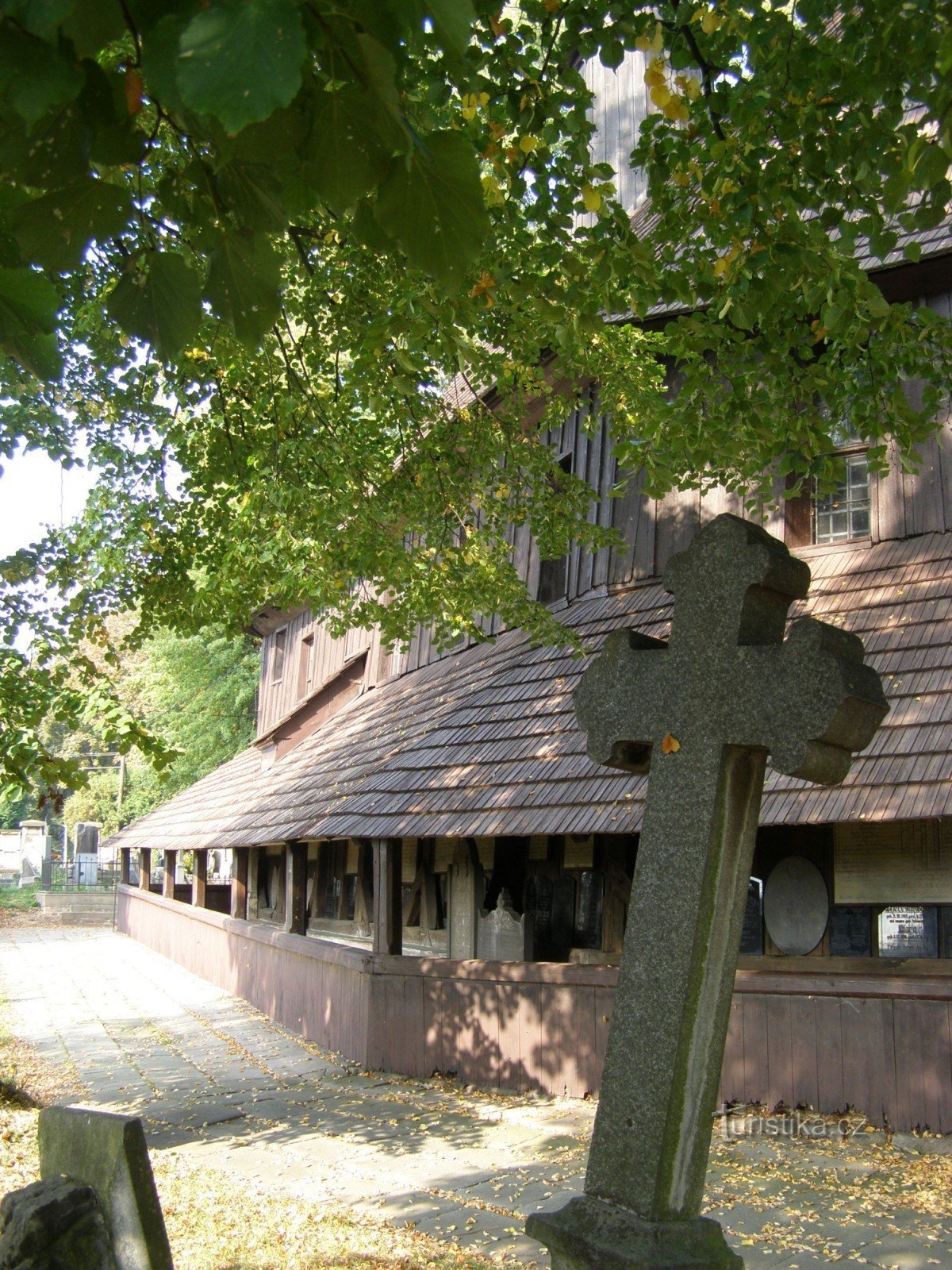 Broumov - drewniany kościół św. Dziewica Maryja