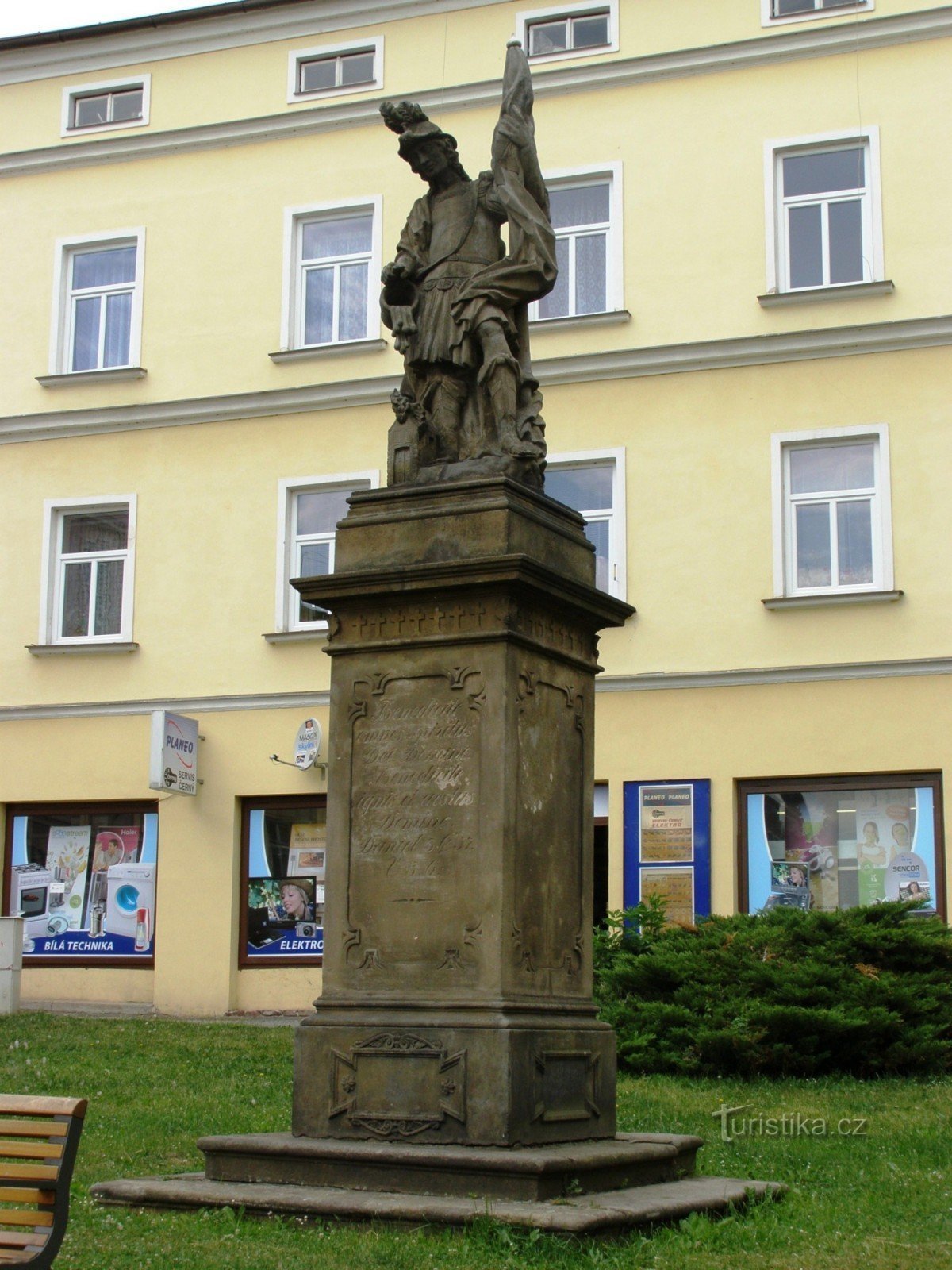 Broumov - estatua de St. Floriana