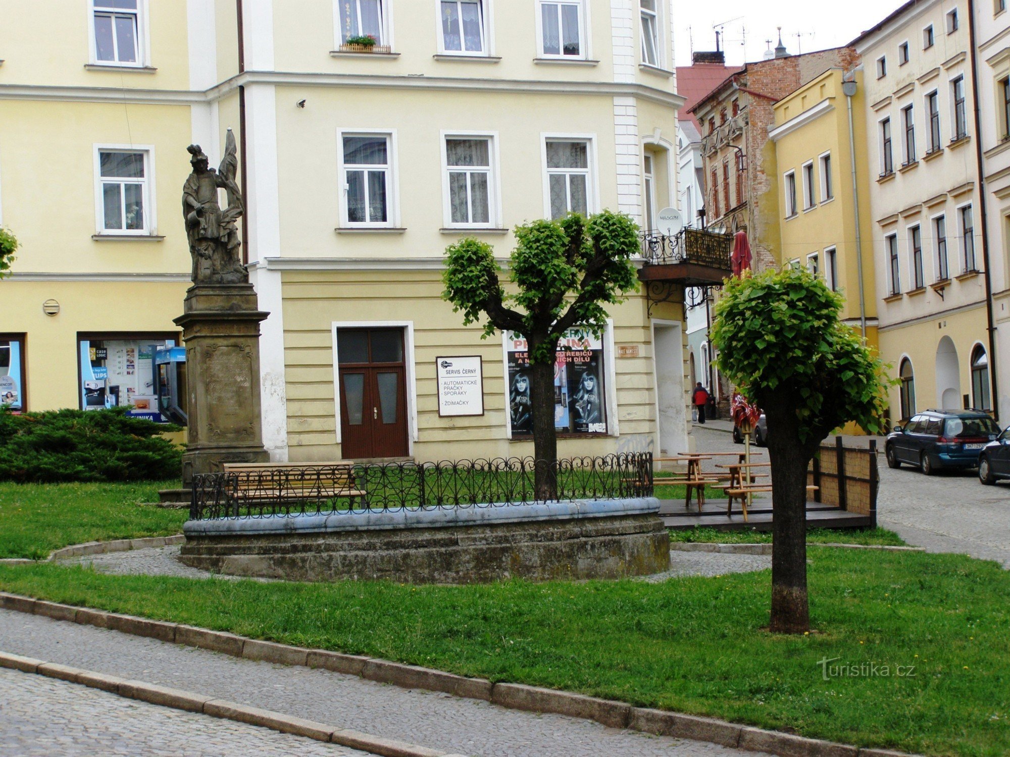 Broumov - statua di S. Floriana