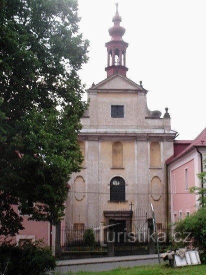 Broumov - hospitalskirken St. Ånd. Foto af Luděk Šlosar