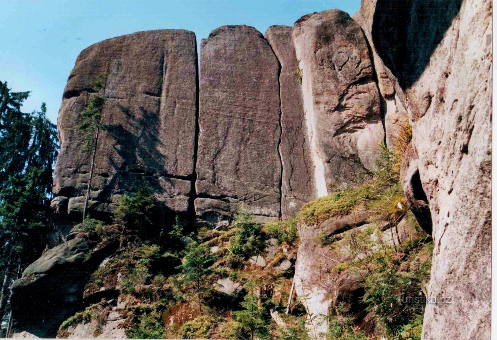 Broumovské stěny, Kovářská rokle