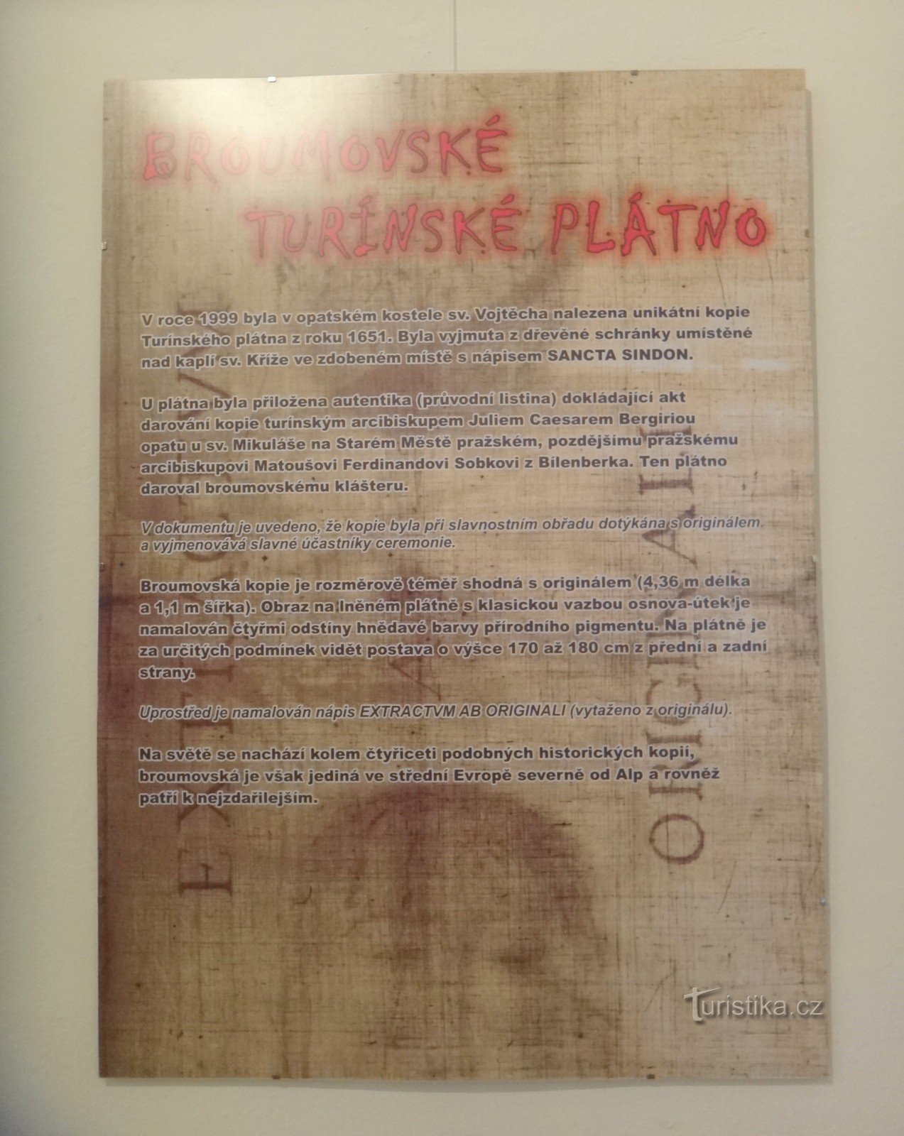 Broum Shroud of Turin