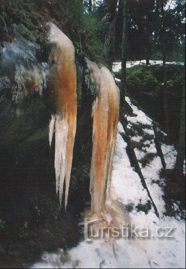 Brtnice cascata de gelo