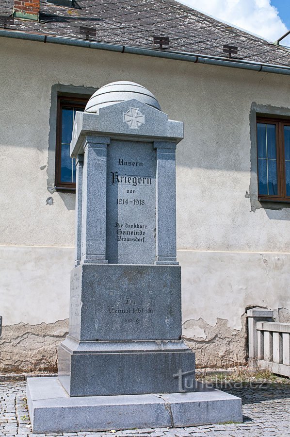 Brumovice - Monument for Første Verdenskrig