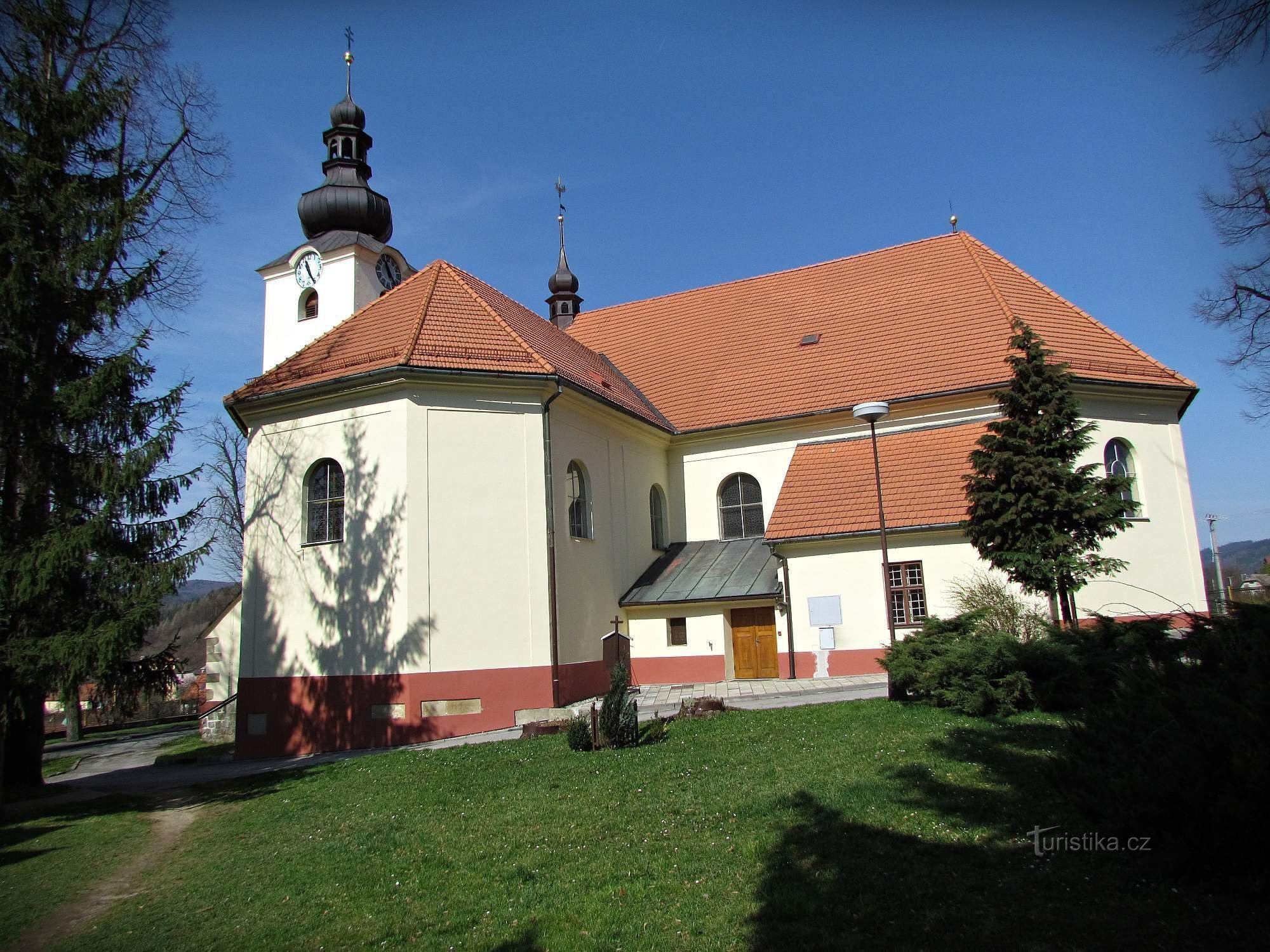 St. Wenceslas' Church in Brum