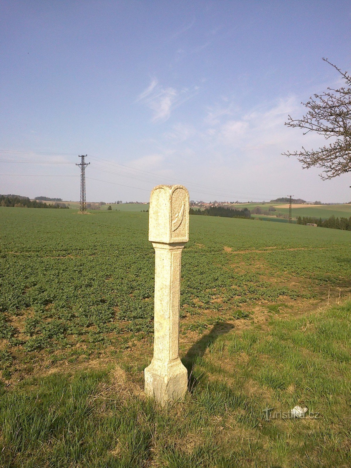 Pedra de freio perto de Petrovice.