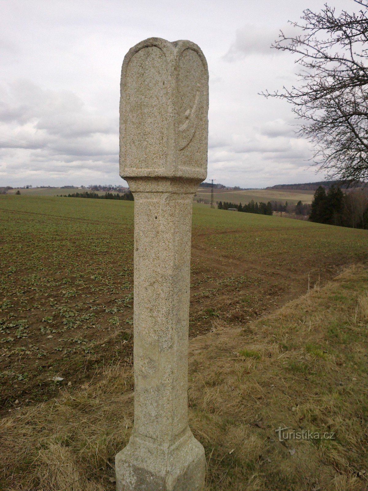 Brake stone near Petrovice.