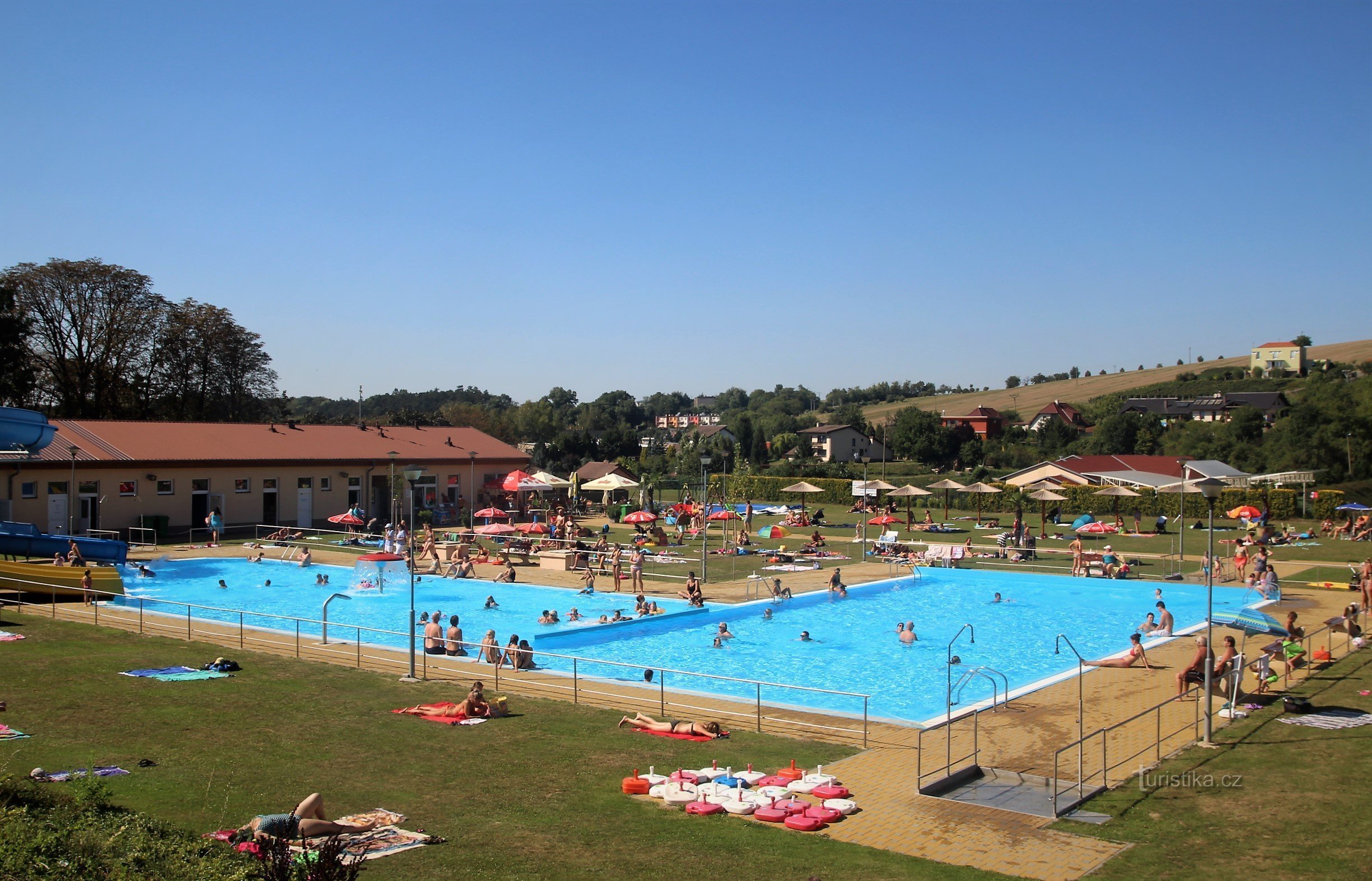 Bučovice - swimming pool in 2017