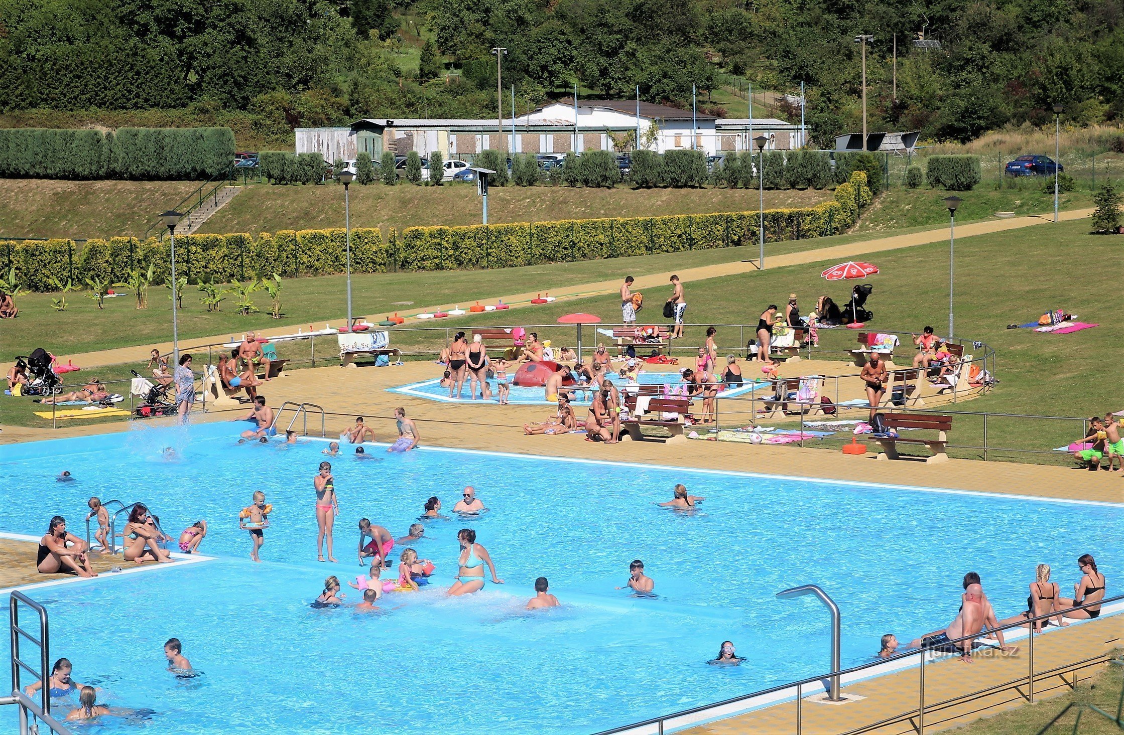 Bučovice - basen w 2017 roku