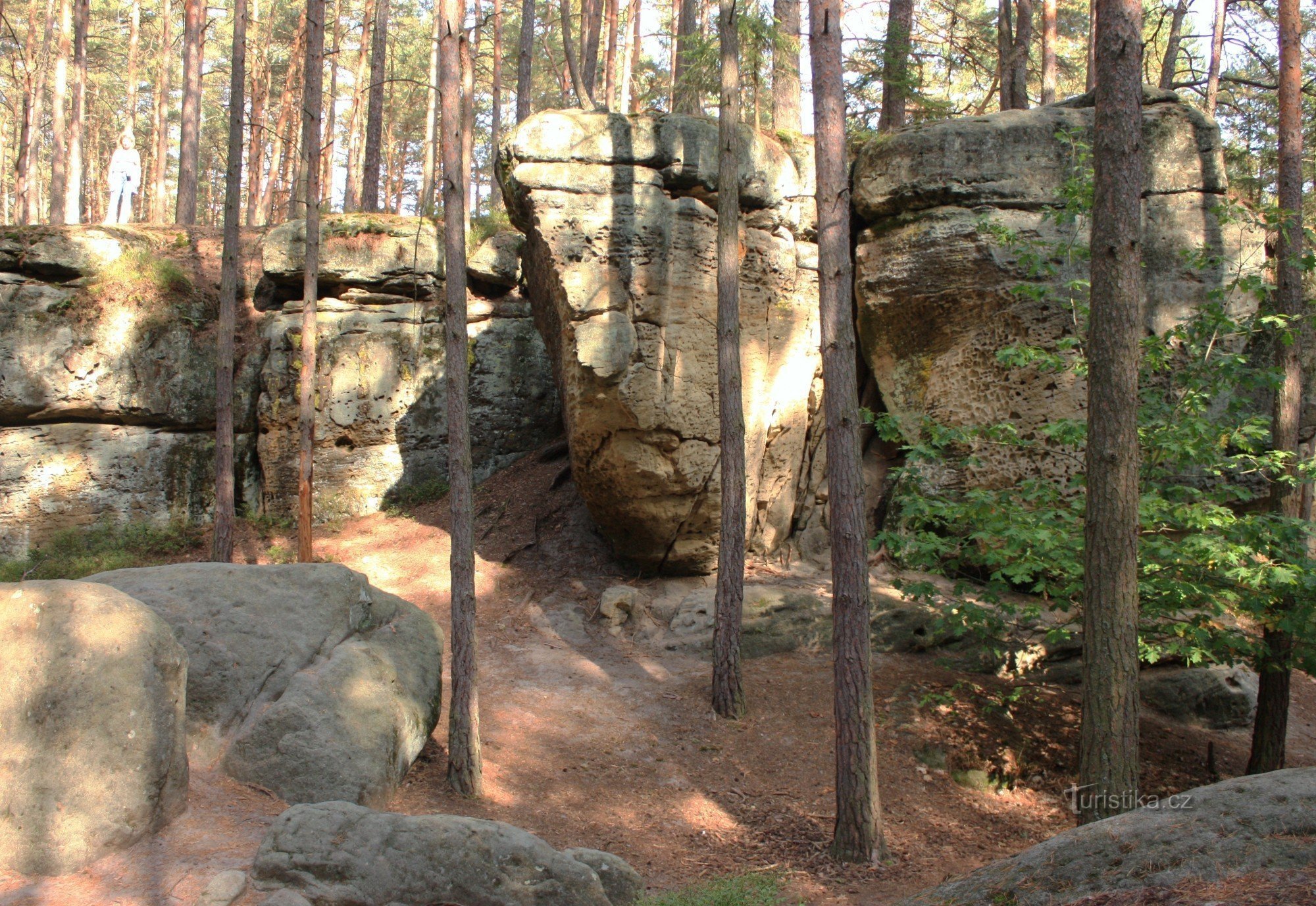 Budislavské skály - Stadsstallen