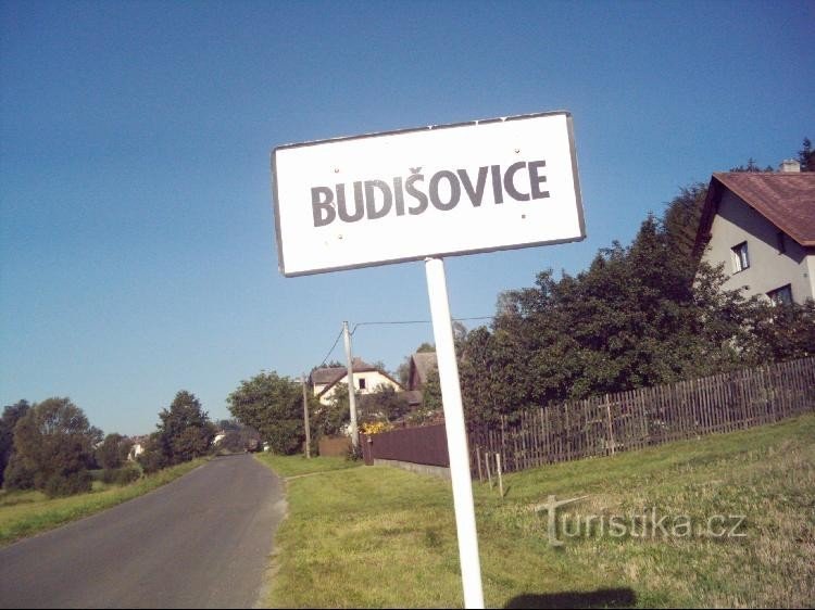 Etiqueta de nome Budisovice