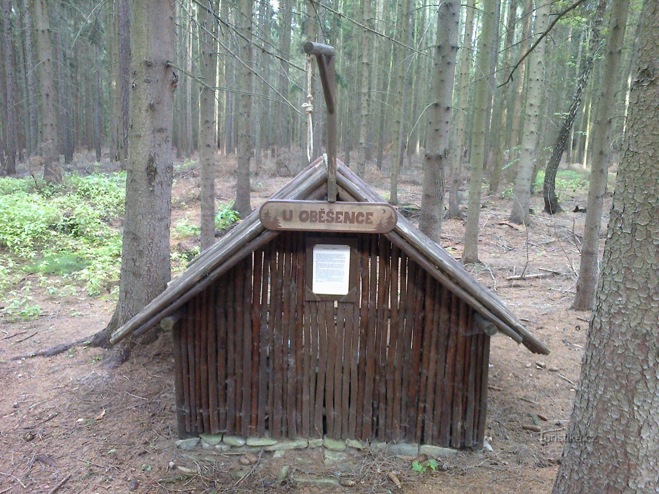 The well house from the road