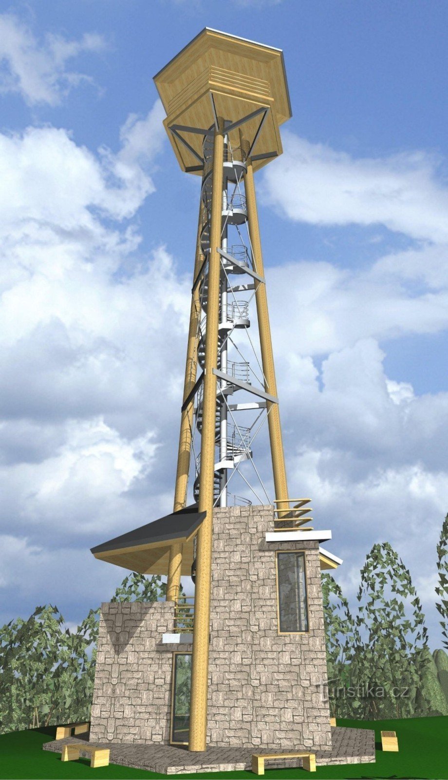 De toekomstige uitkijktoren