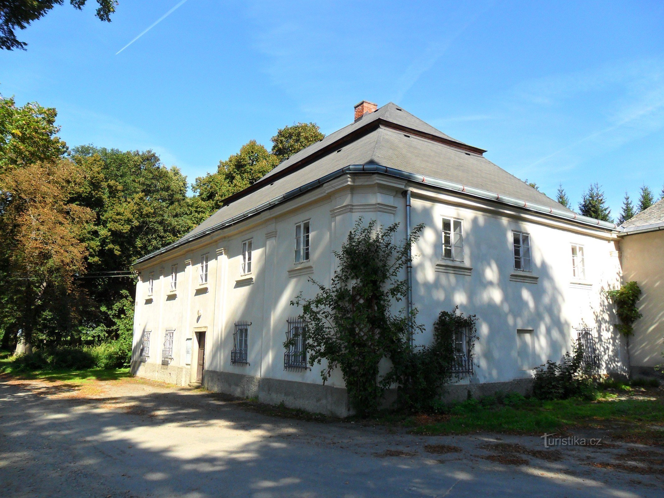 Baroque inn building in the pilgrimage area